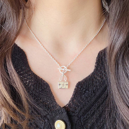 [BloomBling]CONSTANCE PEDANT SILVER NECKLACE