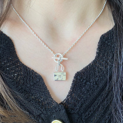 [BloomBling]CONSTANCE PEDANT SILVER NECKLACE