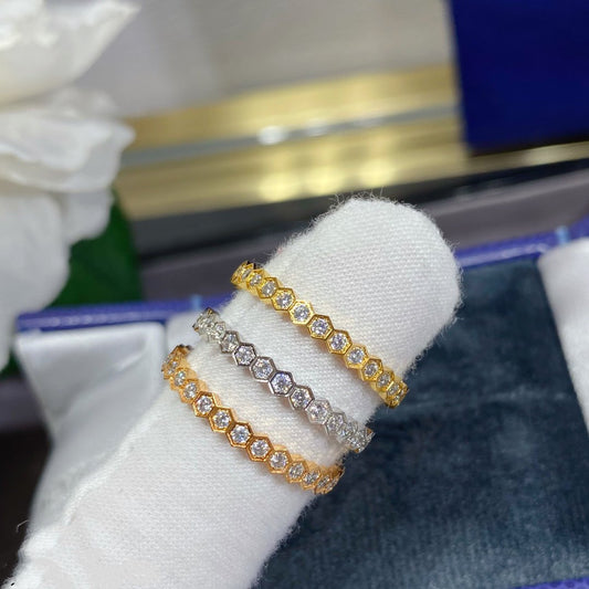 [BloomBling]BEE LOVE DIAMOND PAVED SMALL RING