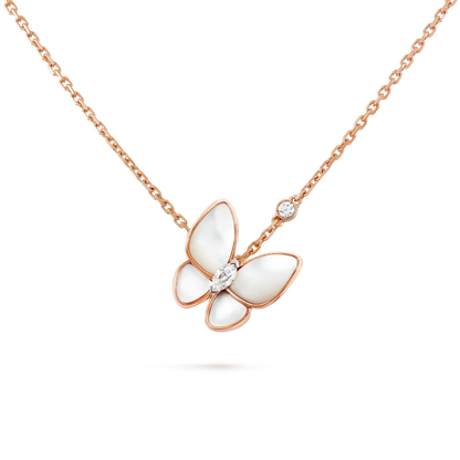 [BloomBling]BUTTERFLY MOP DIAMOND NECKLACE
