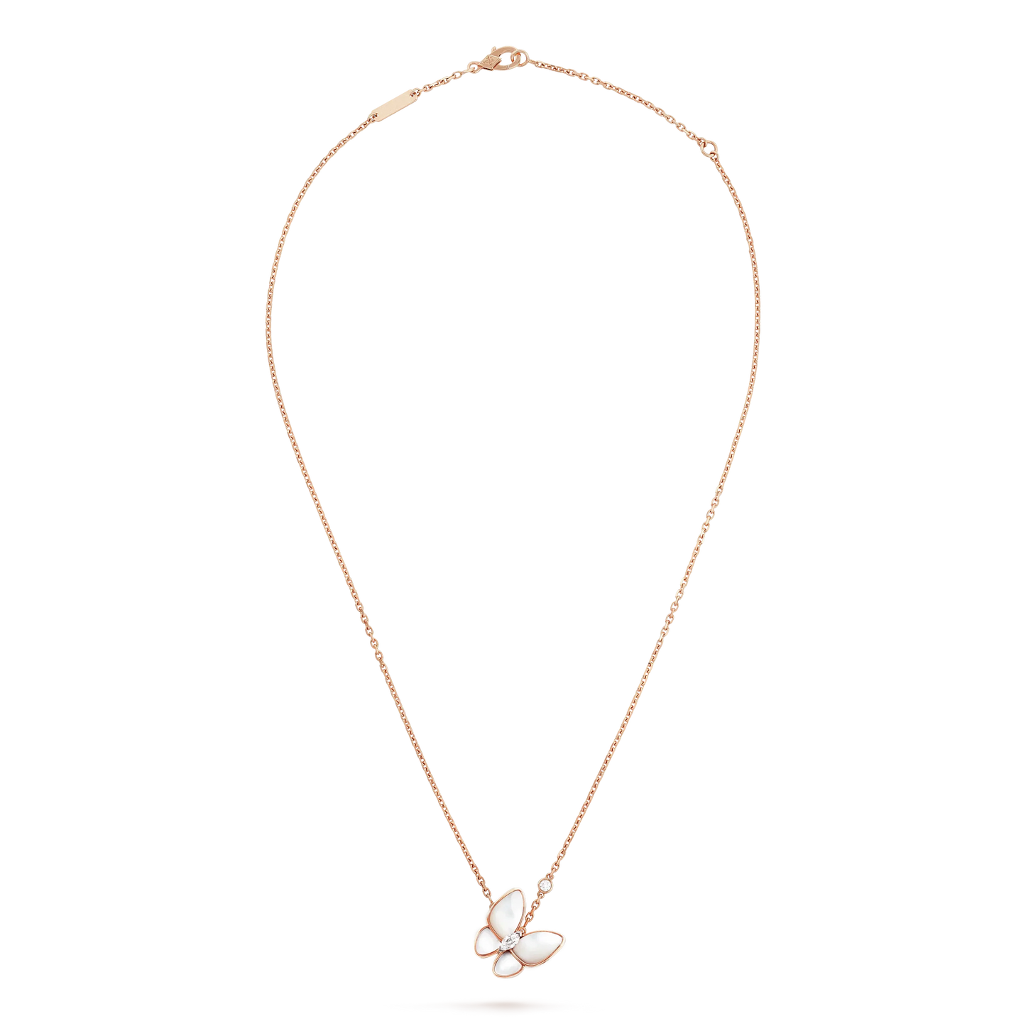 [BloomBling]BUTTERFLY MOP DIAMOND NECKLACE