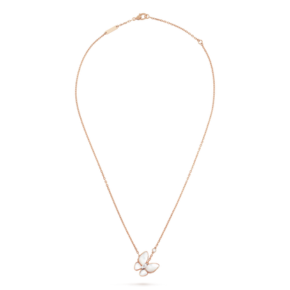 [BloomBling]BUTTERFLY MOP DIAMOND NECKLACE