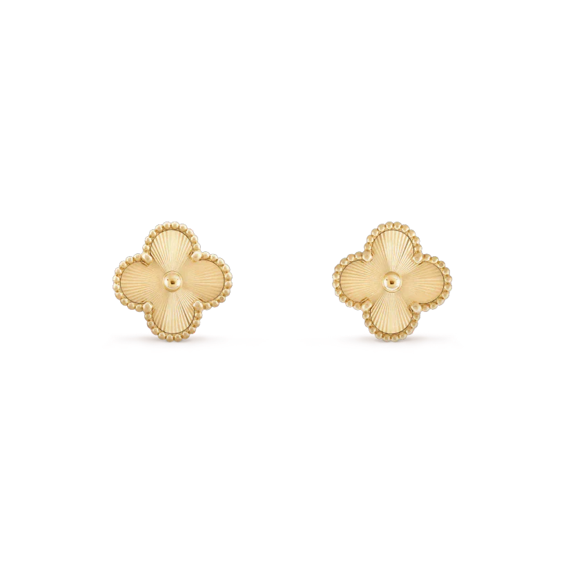[BloomBling]CLOVER MINI 9.5MM LASER EARRINGS
