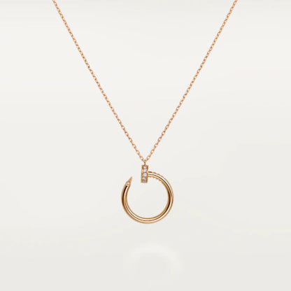 [BloomBling]JUSTE NECKLACE PINK GOLD