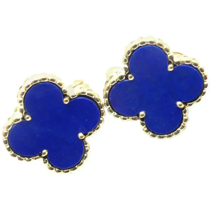 [BloomBling]CLOVER MINI 9.5MM TURQUOISE EARRINGS