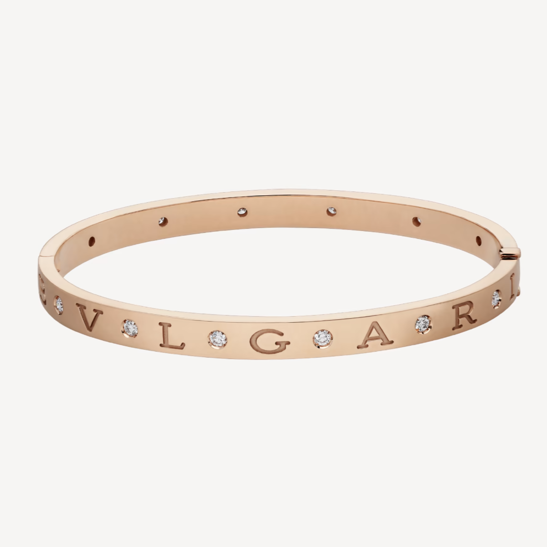 [BloomBling]ZERO 1 PINK GOLD 12 DIAMONDS BRACELET