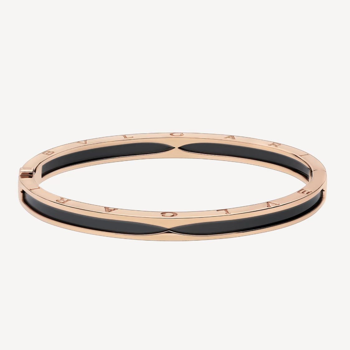 [BloomBling]ZERO 1 PINK GOLD WITH BLACK CERAMIC BRACELET
