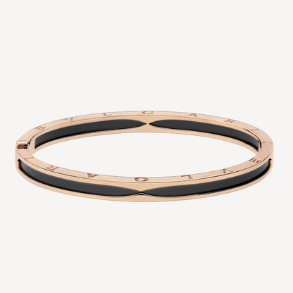 [BloomBling]ZERO 1 PINK GOLD WITH BLACK CERAMIC BRACELET