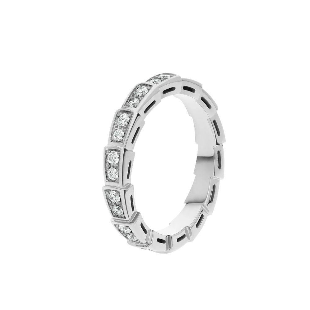 [BloomBling]SERPENTI RING SILVER DIAMOND PAVED 3MM