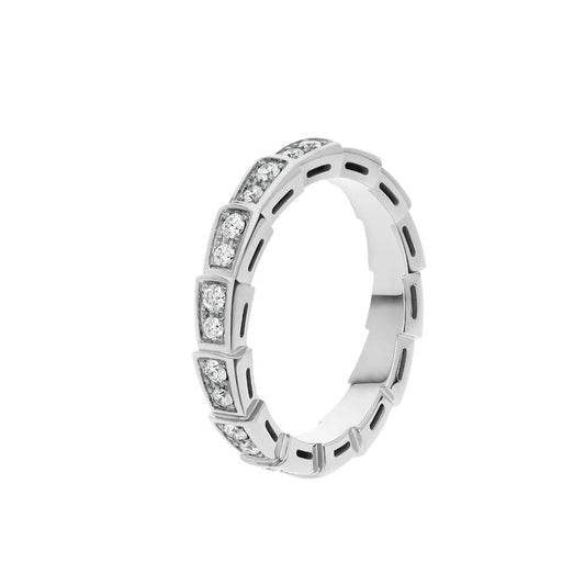 [BloomBling]SERPENTI RING SILVER DIAMOND PAVED 3MM
