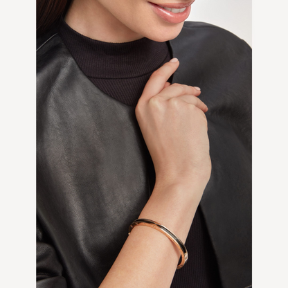 [BloomBling]ZERO 1 PINK GOLD WITH BLACK CERAMIC BRACELET