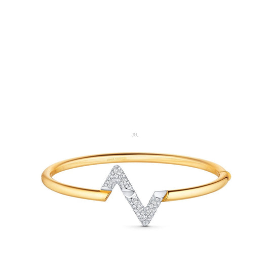 [BloomBling]VOLTE UPSITE DOWN GOLD DIAMOND BRACELET