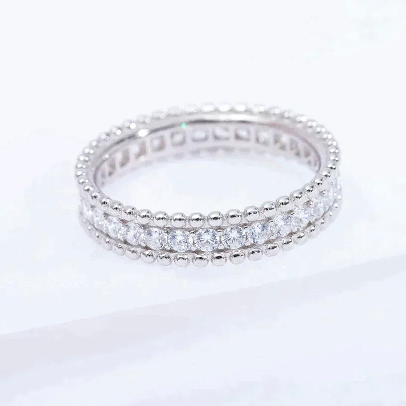 [BloomBling]PERLEE DIAMOND SILVER RING