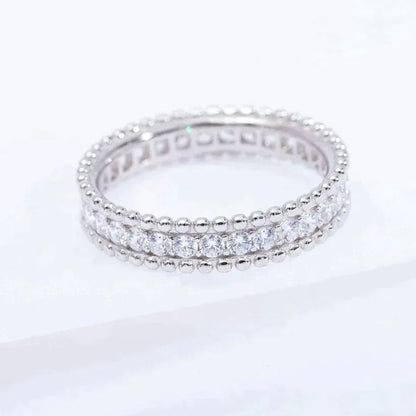 [BloomBling]PERLEE DIAMOND SILVER RING