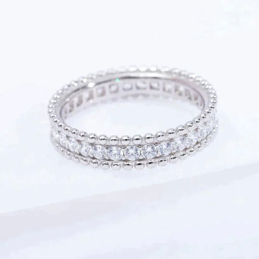 [BloomBling]PERLEE DIAMOND SILVER RING