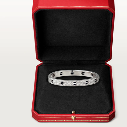 [BloomBling]LOVE BRACELET 6.1MM DIAMOND-PAVED CERAMIC