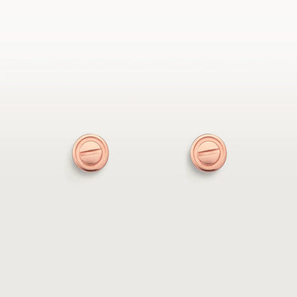 [BloomBling]LOVE EARRINGS PINK GOLD 10MM