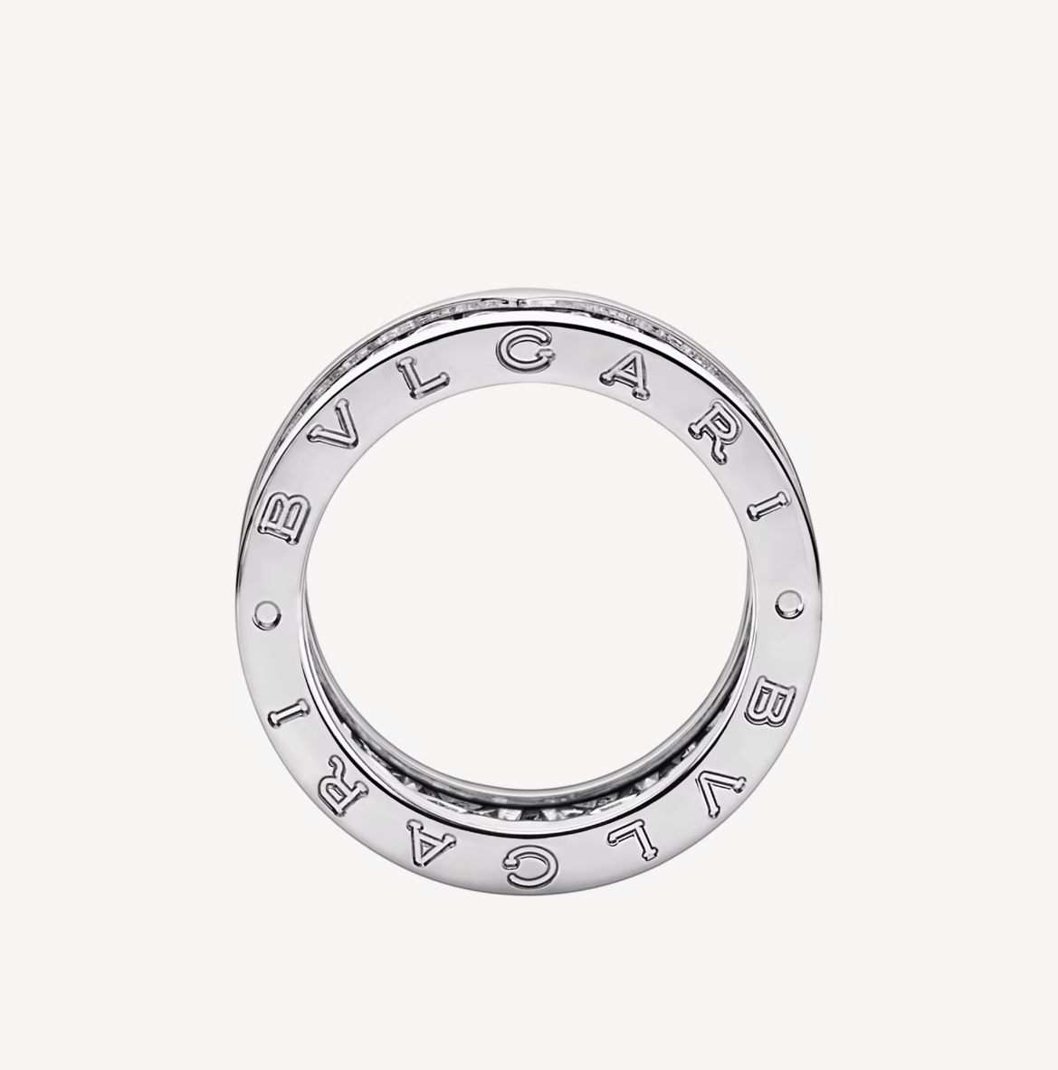 [BloomBling]ZERO 1 WITH PAVED DIAMONDS ON THE SPIRAL RING