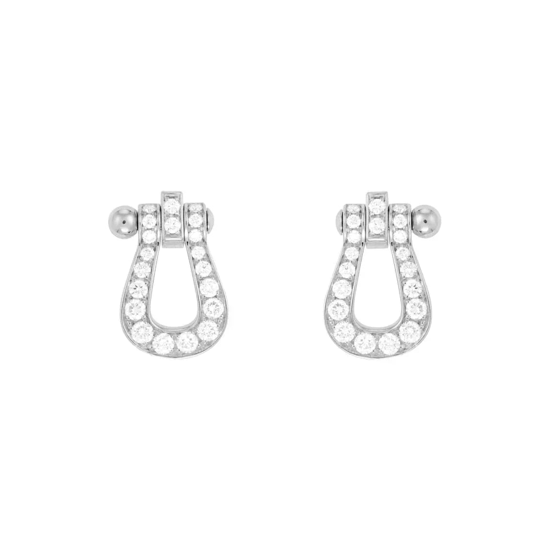 [BloomBling]FORCE 10 FULL DIAMOND STUD EARRINGS MINI MODEL