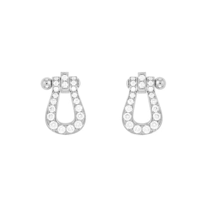 [BloomBling]FORCE 10 FULL DIAMOND STUD EARRINGS MINI MODEL