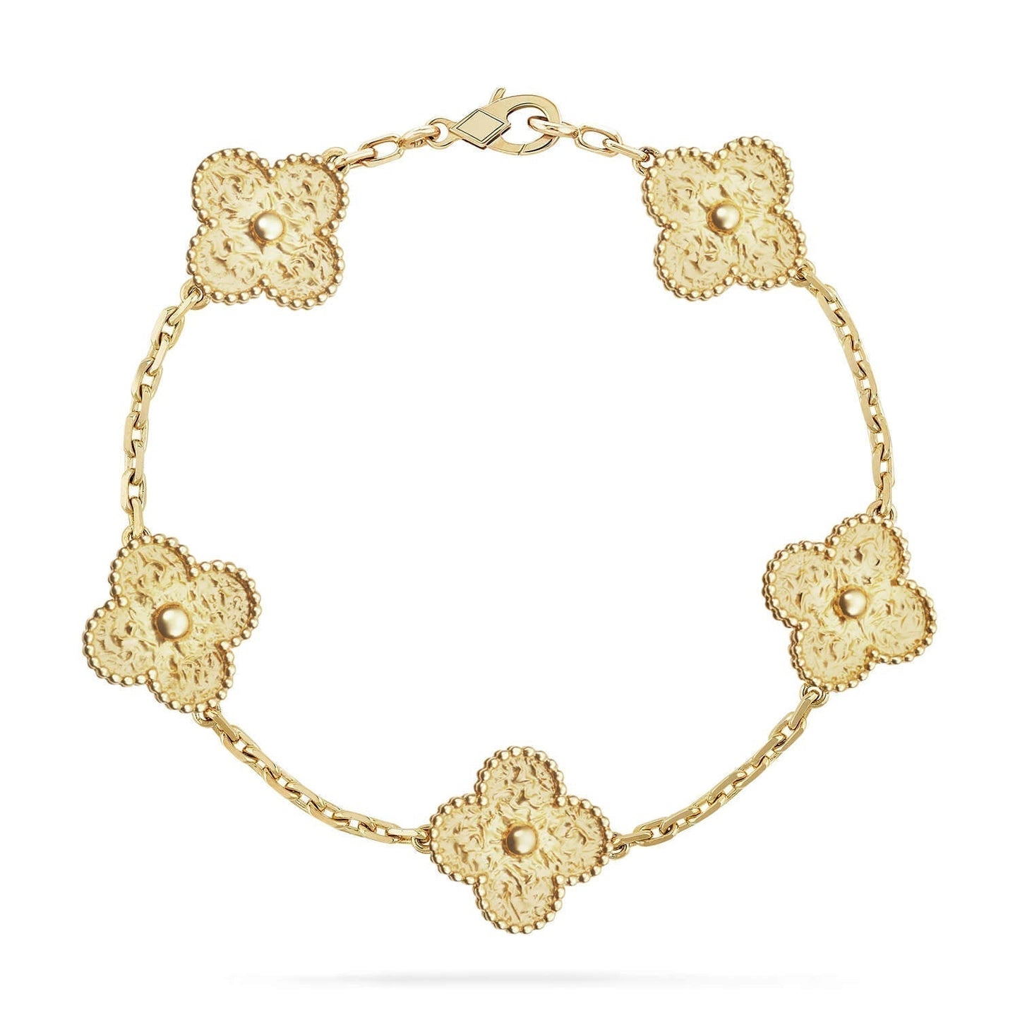 [BloomBling]CLOVER 5 MOTIFS BRONZING BRACELET