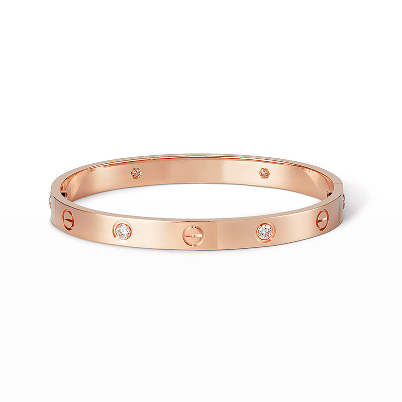 [BloomBling]LOVE BRACELET 6.1MM 4 DIAMONDS