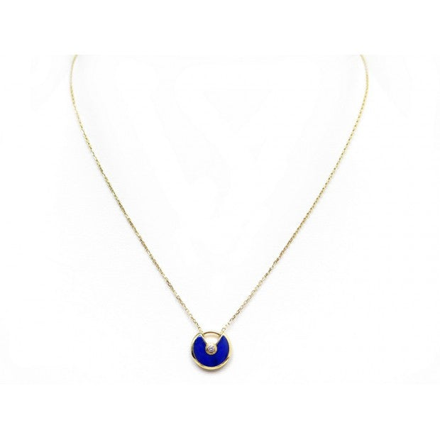 [BloomBling]AMULETTE ROSE GOLD AGATE NECKLACE