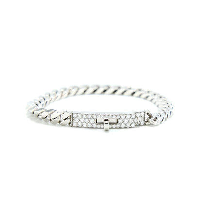 [BloomBling]KELLY CHAIN SILVER DIAMOND BRACELET