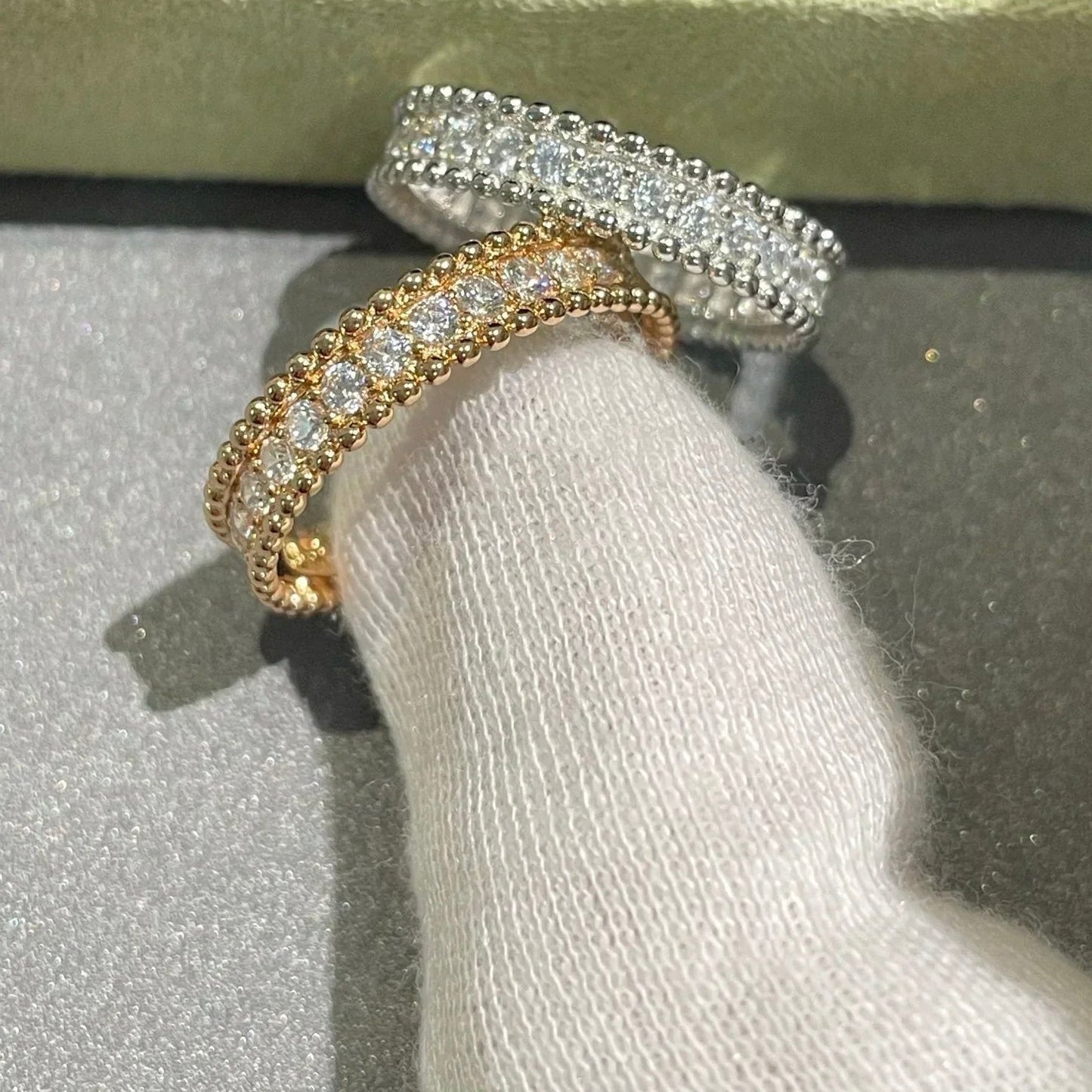 [BloomBling]PERLEE DIAMOND SILVER RING