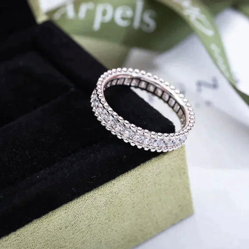 [BloomBling]PERLEE DIAMOND SILVER RING