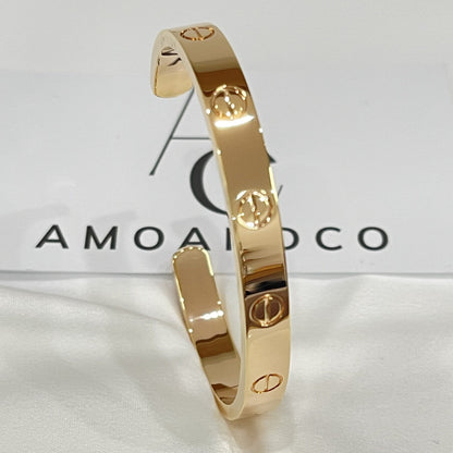 [BloomBling]LOVE BRACELET 6.1MM OPEN CUFF