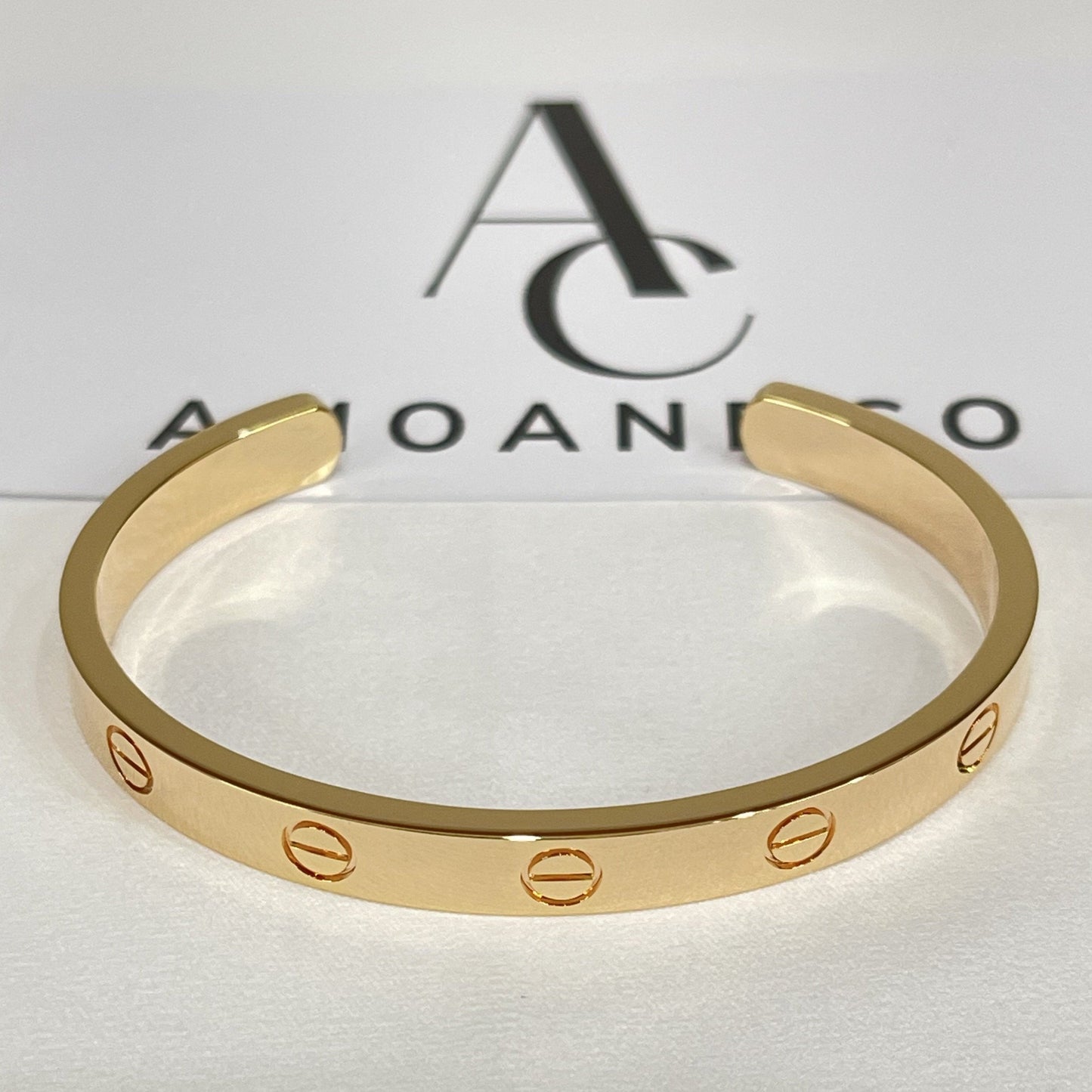 [BloomBling]LOVE BRACELET 6.1MM OPEN CUFF