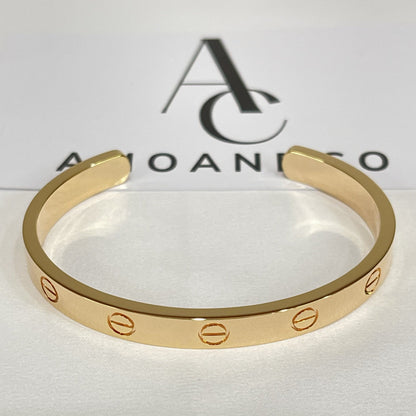 [BloomBling]LOVE BRACELET 6.1MM OPEN CUFF
