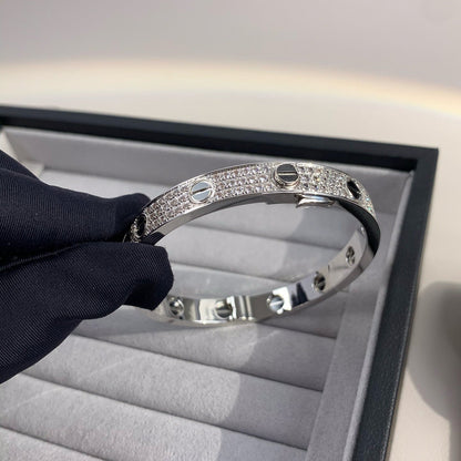 [BloomBling]LOVE BRACELET 6.1MM DIAMOND-PAVED CERAMIC