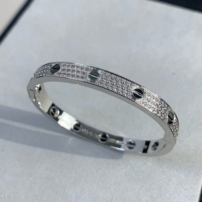 [BloomBling]LOVE BRACELET 6.1MM DIAMOND-PAVED CERAMIC