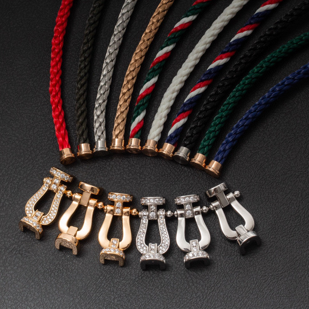 [BloomBling]FORCE LARGE HORSESHOE NO DIAMOND BRACELET SILVER