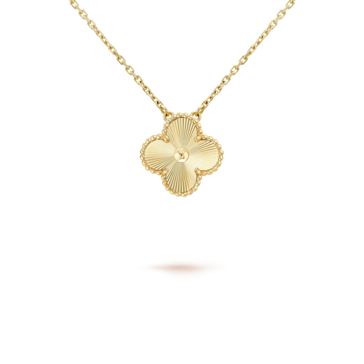 [BloomBling]CLOVER 15MM LASER NECKLACE