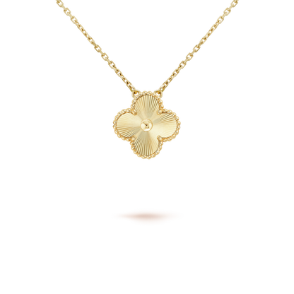 [BloomBling]CLOVER 15MM LASER NECKLACE