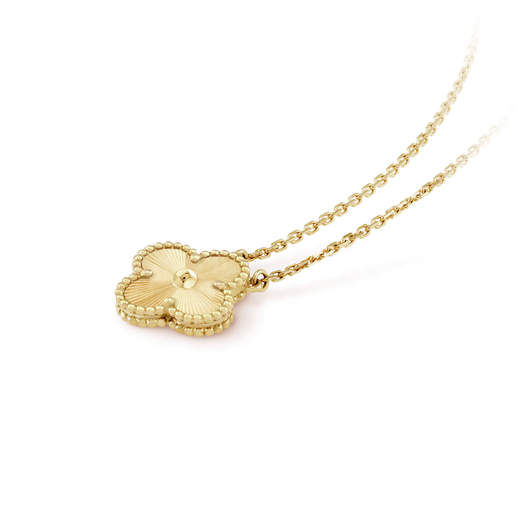 [BloomBling]CLOVER 15MM LASER NECKLACE
