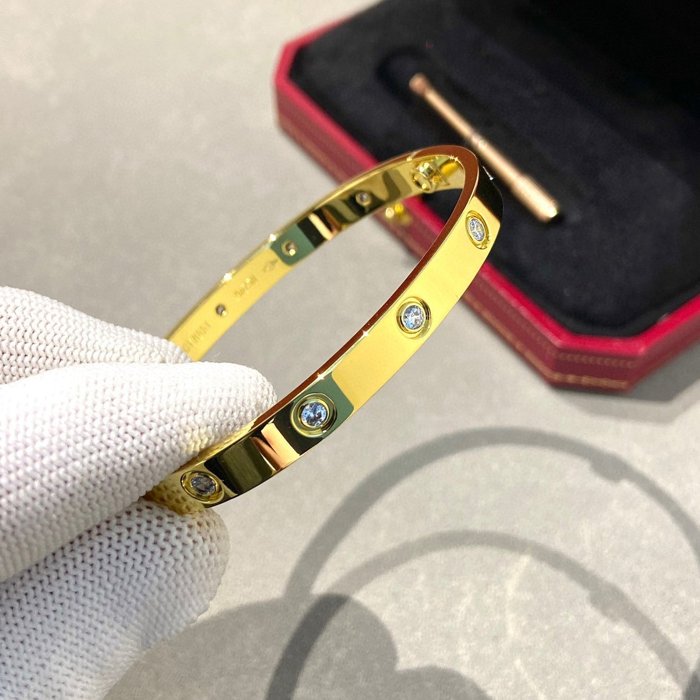[BloomBling]LOVE BRACELET 6.1MM 10 DIAMONDS