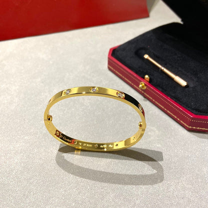 [BloomBling]LOVE BRACELET 6.1MM 10 DIAMONDS