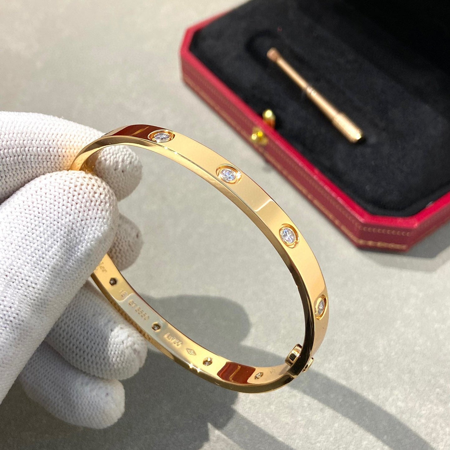[BloomBling]LOVE BRACELET 6.1MM 10 DIAMONDS