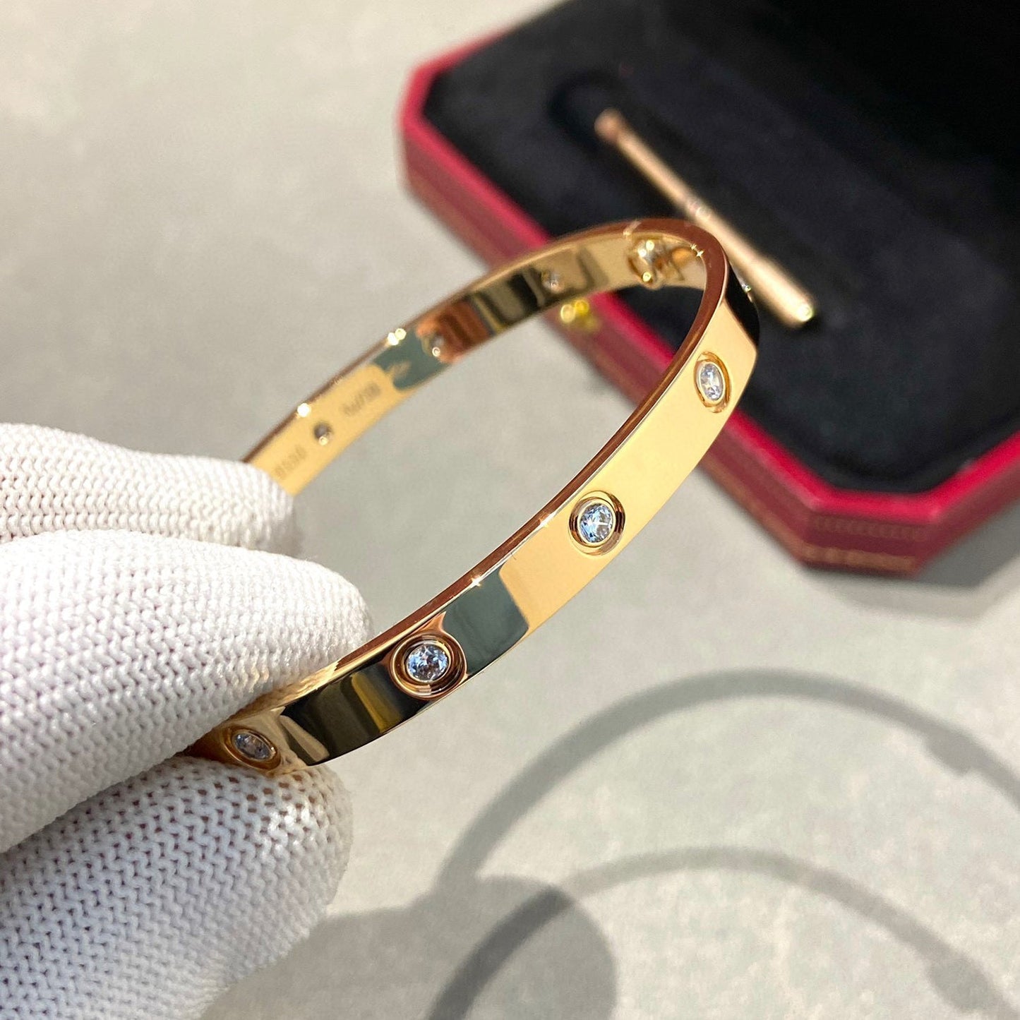 [BloomBling]LOVE BRACELET 6.1MM 10 DIAMONDS