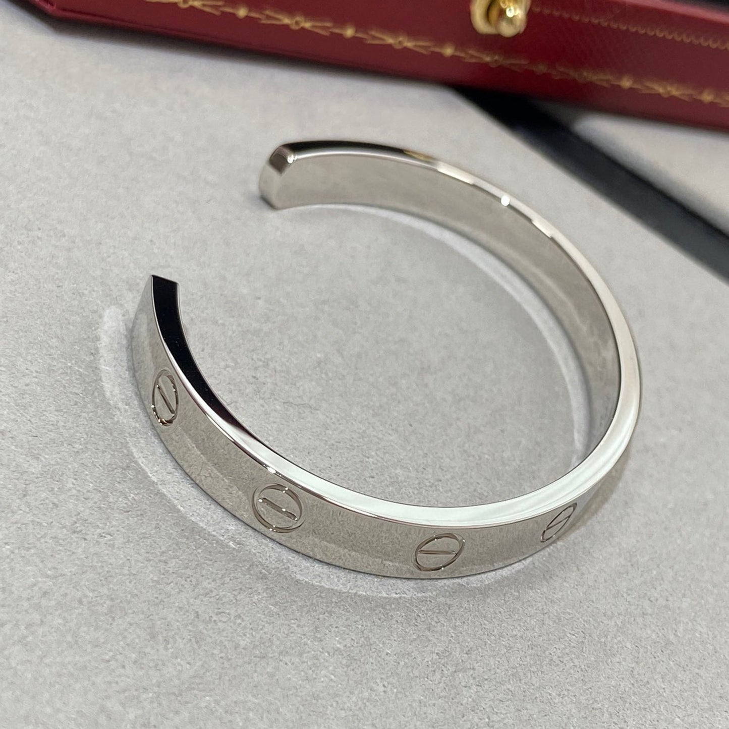 [BloomBling]LOVE BRACELET 6.1MM 1 DIAMOND OPEN CUFF