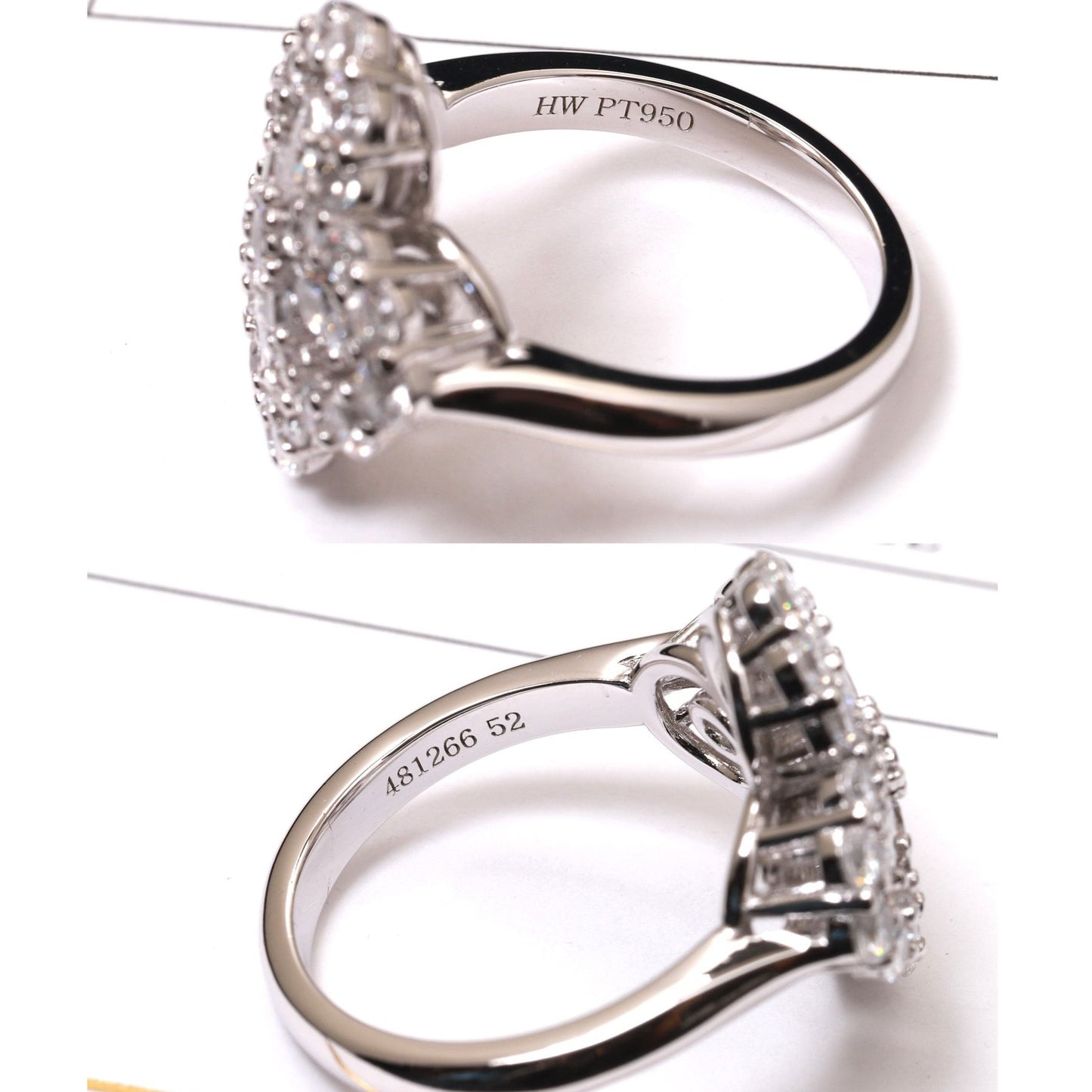 [BloomBling]LOOP RING FULL MOTIF DIAMOND 16MM SILVE