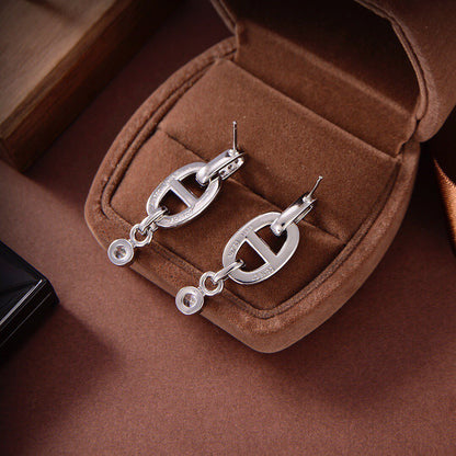 [BloomBling]HM CHAINE DIAMOND EARRINGS