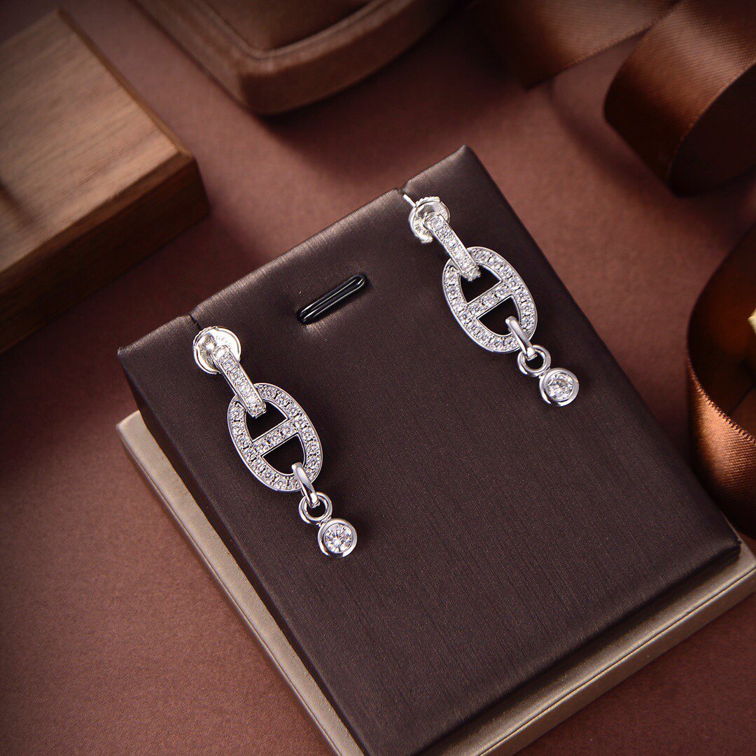 [BloomBling]HM CHAINE DIAMOND EARRINGS