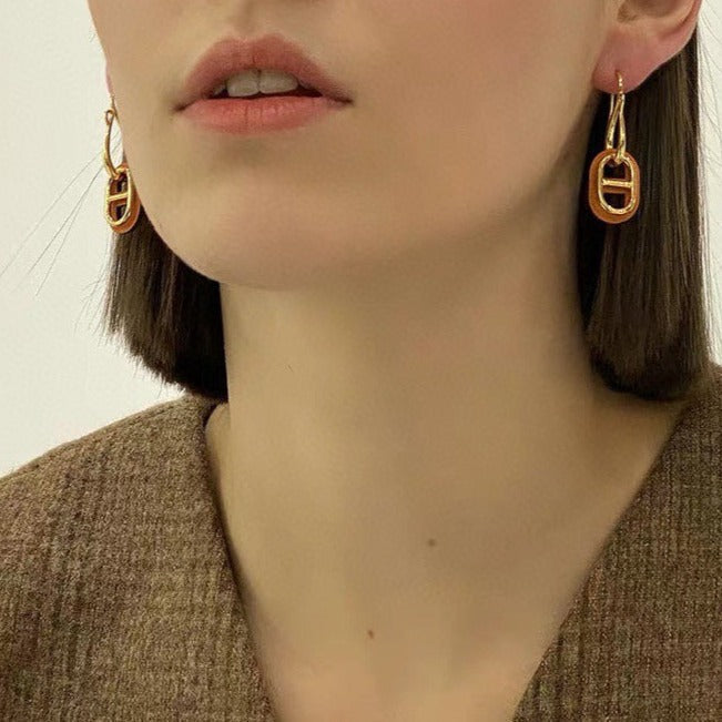 [BloomBling]HM O'MAILLON GOLD EARRINGS