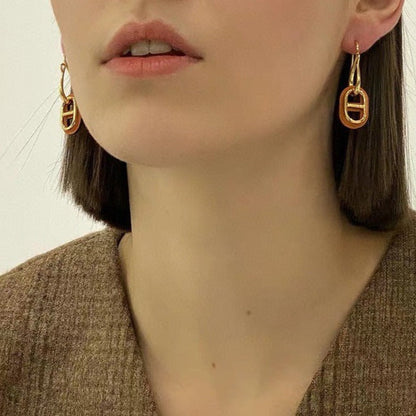 [BloomBling]HM O'MAILLON GOLD EARRINGS