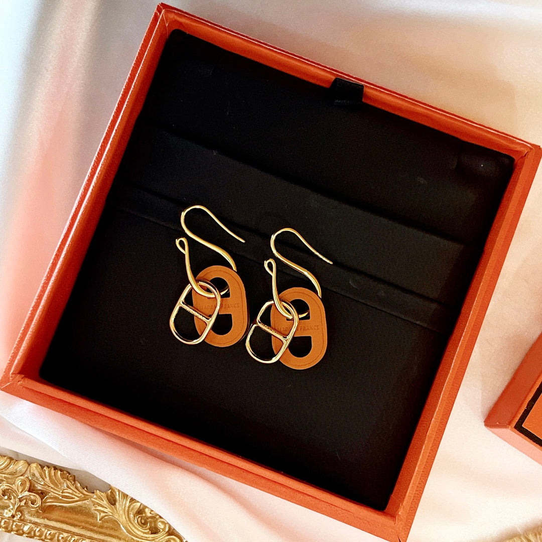 [BloomBling]HM O'MAILLON GOLD EARRINGS